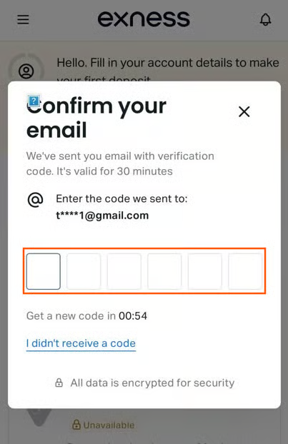 Contact details verified — Verify identity now CTA